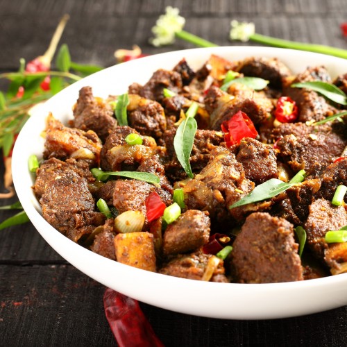 Kerala Style Mutton Pepper Fry
